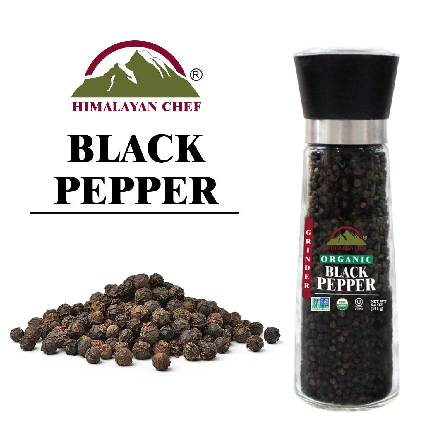Himalayan Chef 2 Pieces of Salt & Pepper Mill, Medium