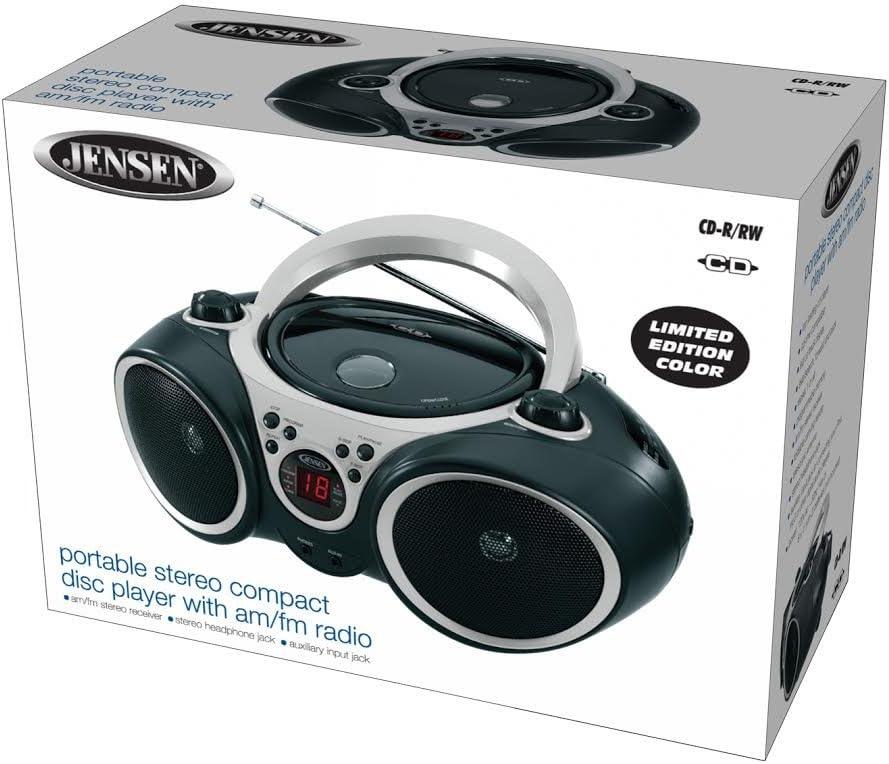 Jensen CD-490 Portable Sport Stereo CD Player with AM/FM Radio and