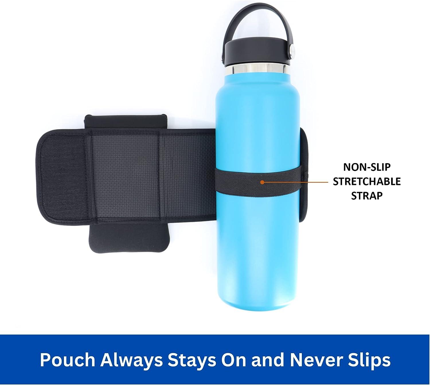 Gym Water Bottle Pouch, Storage Sleeve for Reusable Gym Water Bottle Pouch,Water  Bottle Sleeve Bag with Pocket for Cards, Keys, Wallet, Gym Bottle  Accessories for Men Women 