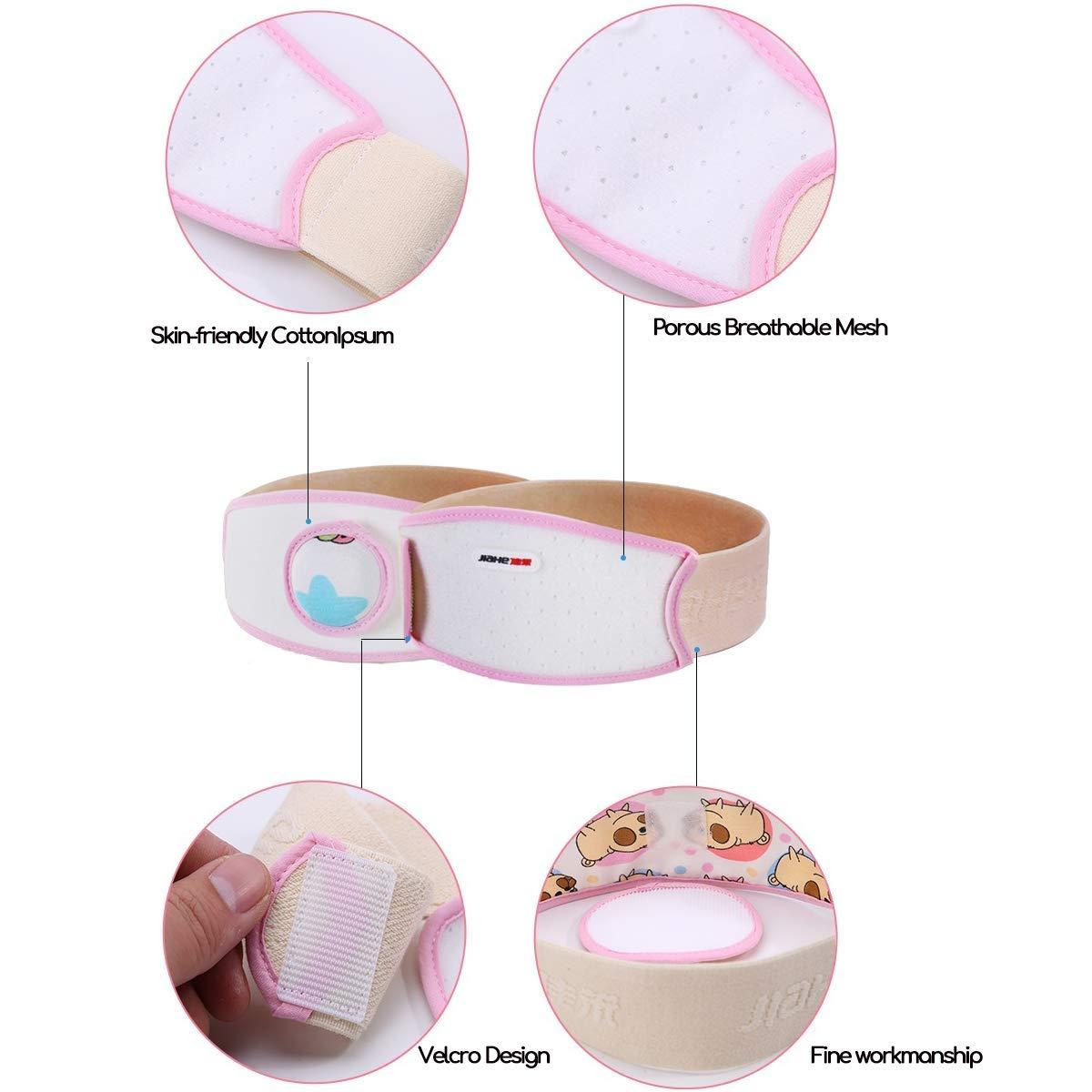 Baby Hernia Belt Belly Button Band Umbilical Truss Newborn Belly Band  Button Wrap Baby Adjustable Navel Band Abdominal Binder for Children Medium
