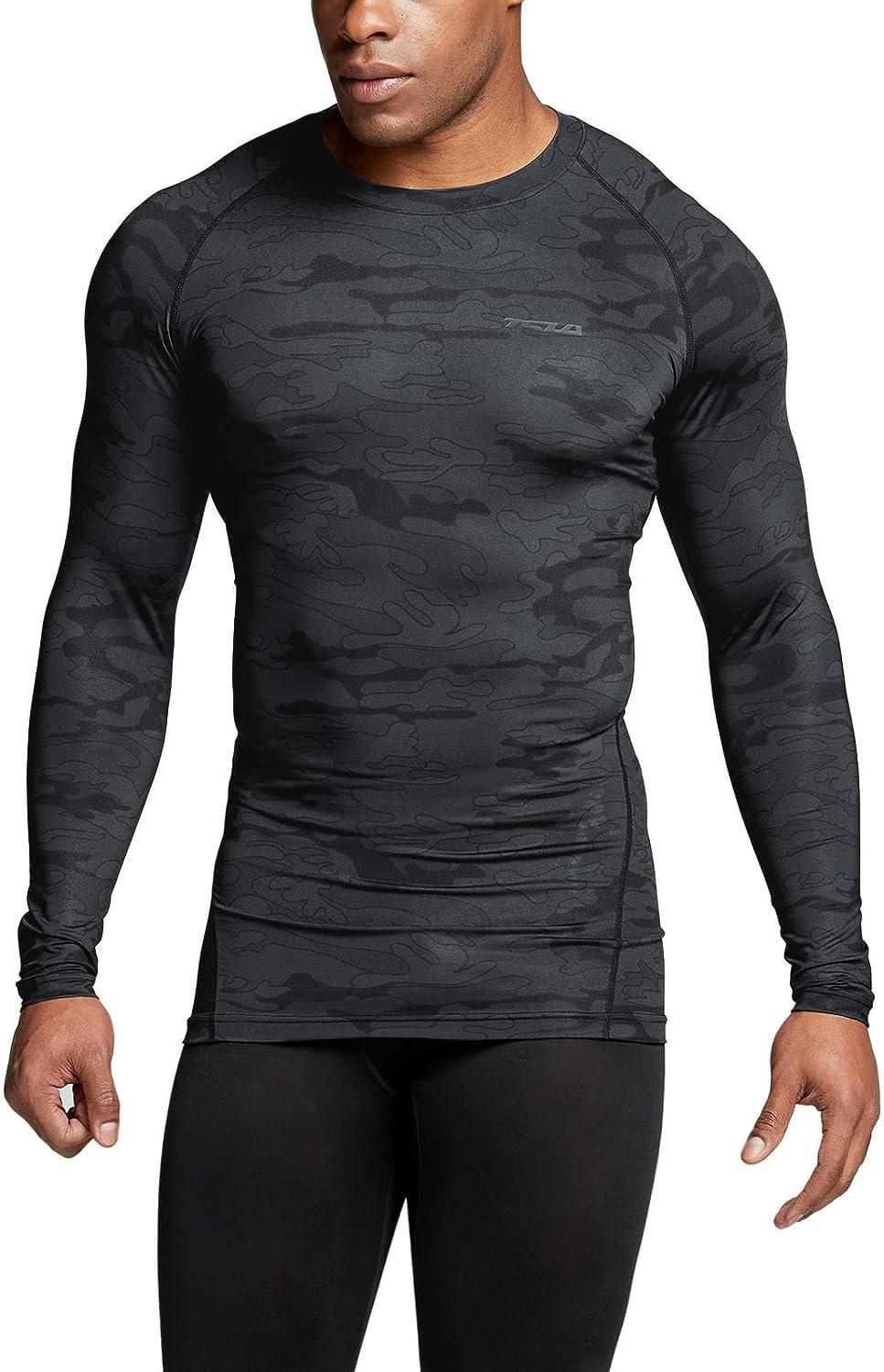  TSLA Men's UPF 50+ Long Sleeve Compression Shirts, Athletic  Workout Shirt, Water Sports Rash Guard, Athletic Crewneck Navy, X-Small :  Clothing, Shoes & Jewelry
