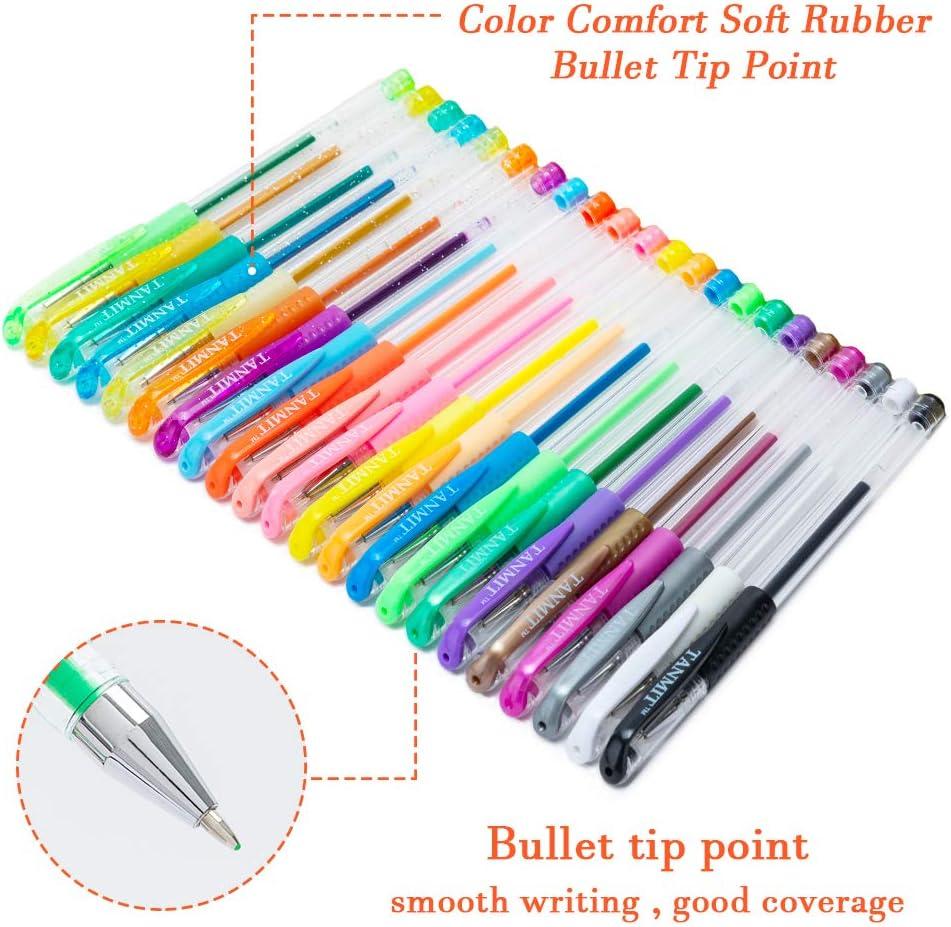Glitter Pen, Colored Gel Glitter Pen 12 Color Set, Glitter Gel Pens,  Glitter And Metallic Gel Pens For Adult Coloring Book, Colored Gel Pen Fine  Point