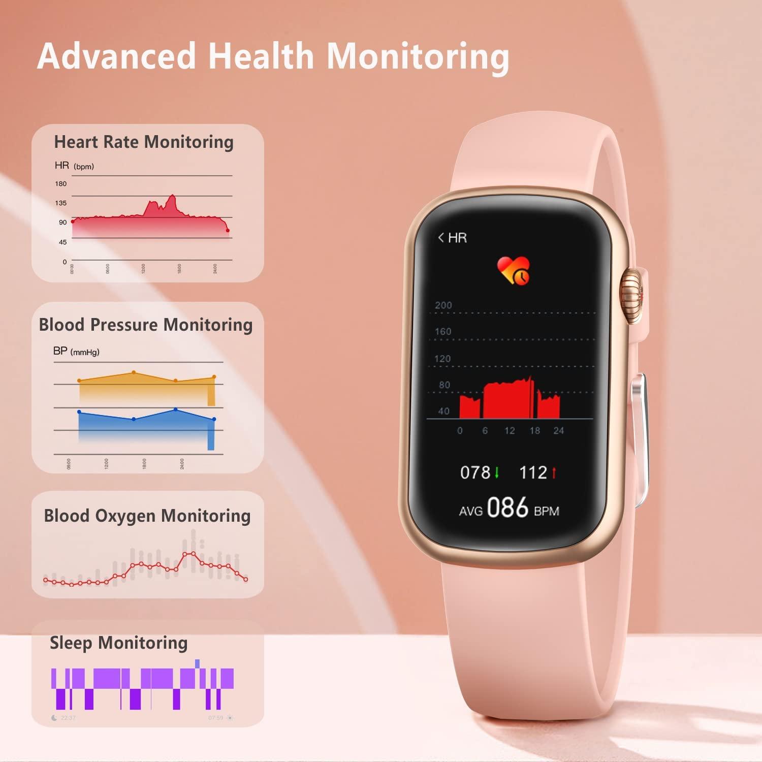 Livikey Fitness Tracker, Activity Tracker with Heart Rate Monitor & Sleep  Monitoring, IP68 Waterproof Pedometer, Calorie