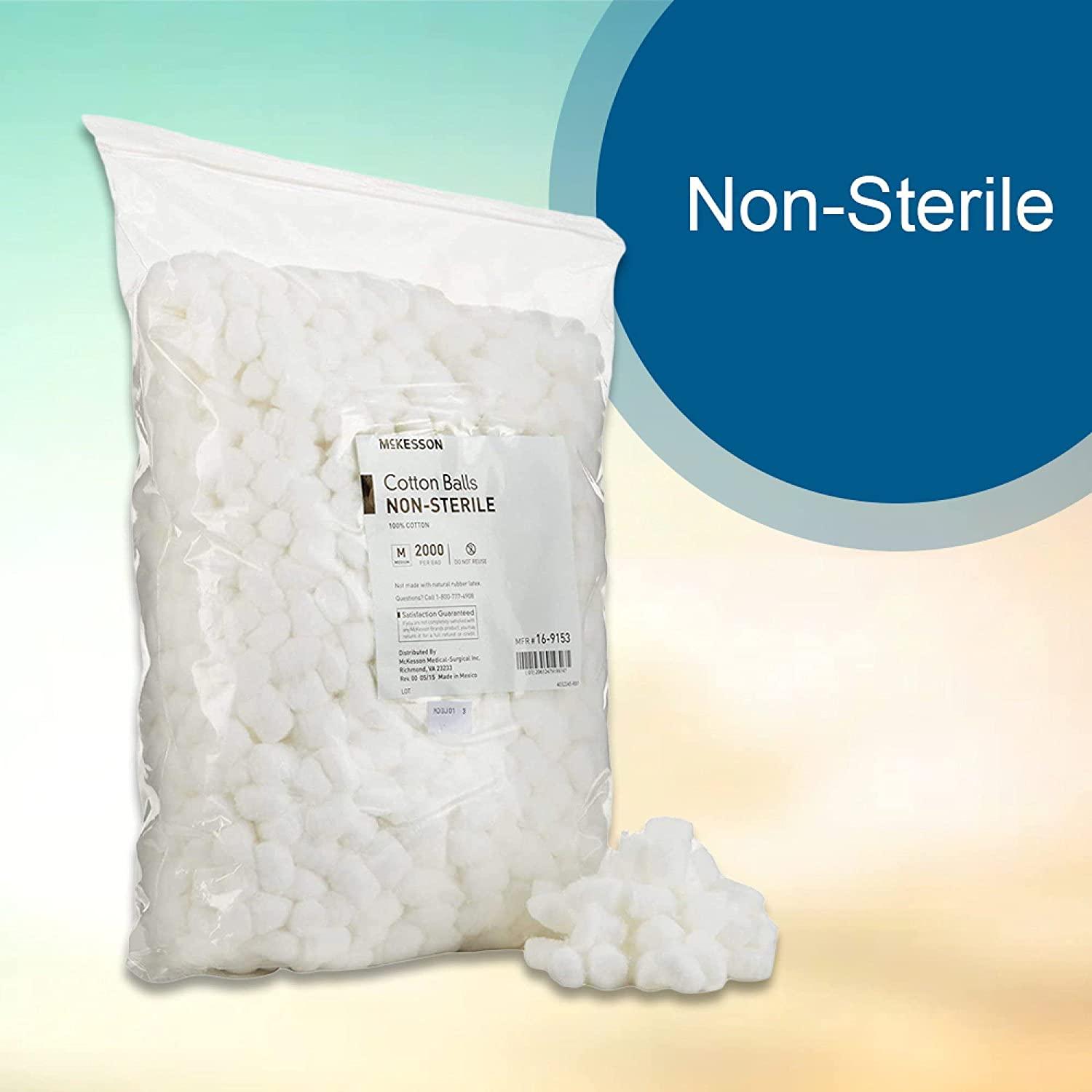 Non-Sterile Cotton Balls - Large (1000-ct)