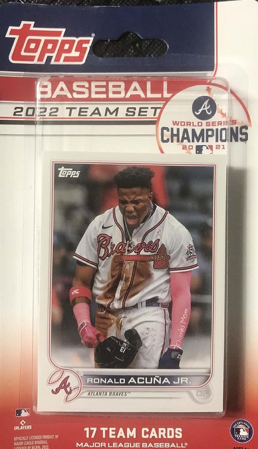 Atlanta Braves Topps Factory Sealed Team Set GIFT LOT Including the 2022  and 2017 Limited Edition 17 Card Sets