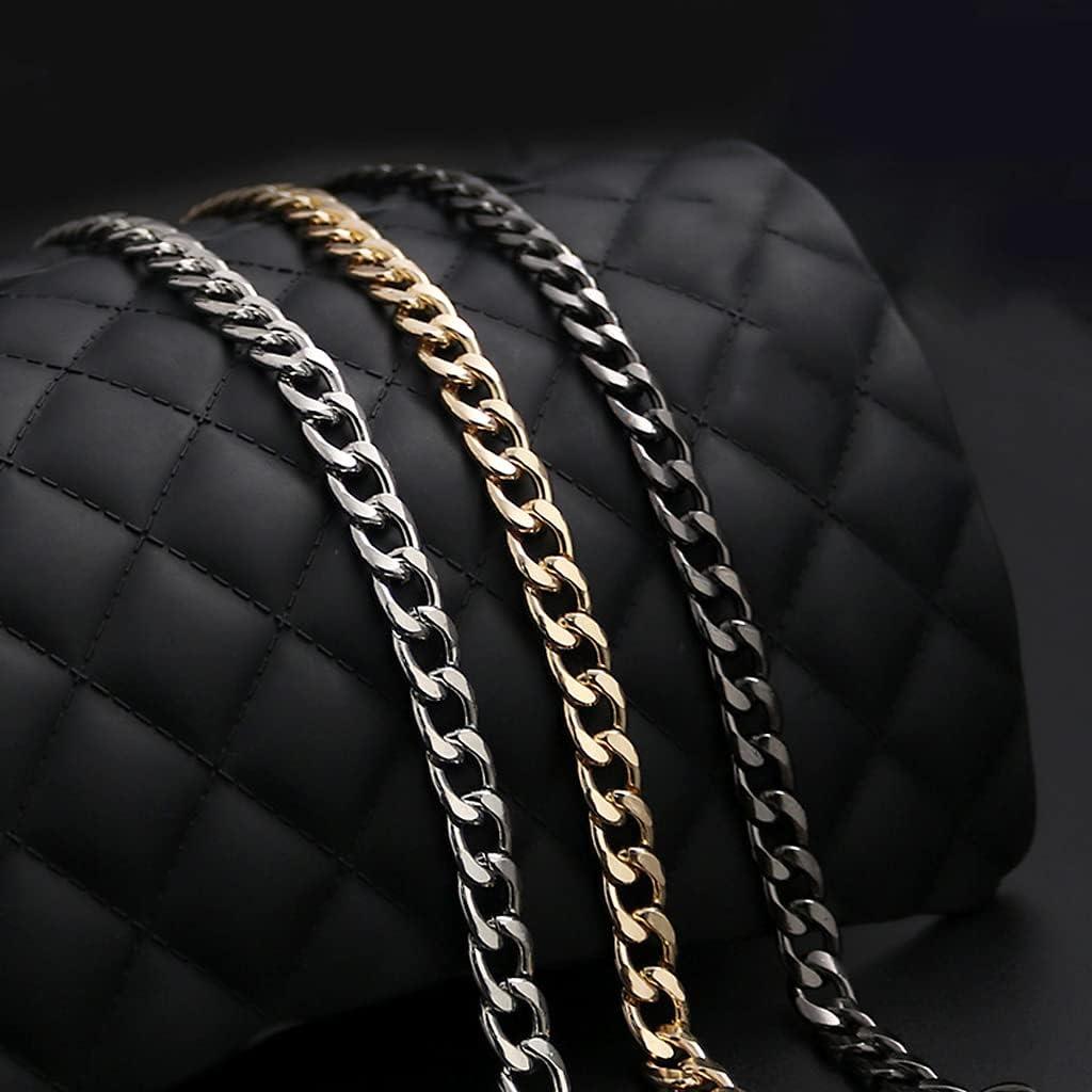 The Chain Belt. Leather Segmented Belt with Brass or Silver