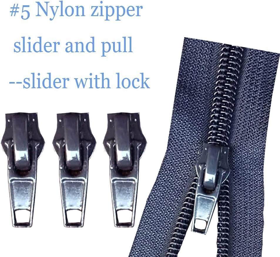 48pcs Zipper Repair Kit #5 Sliders Zipper Stops Replacement Zipper Head  Bottom Stop And Top Stop Fix Zipper On For Repairing Coats Jackets Metal  Plast