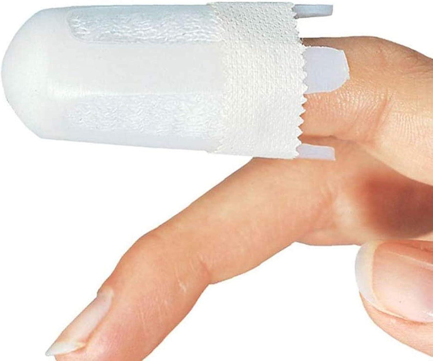 Dukal Finger Guards. Pack of 12 Plastic Finger Guards for Professionals and  Patients. Assorted Sizes. for Fingers and Toes. Full Length. Disposable