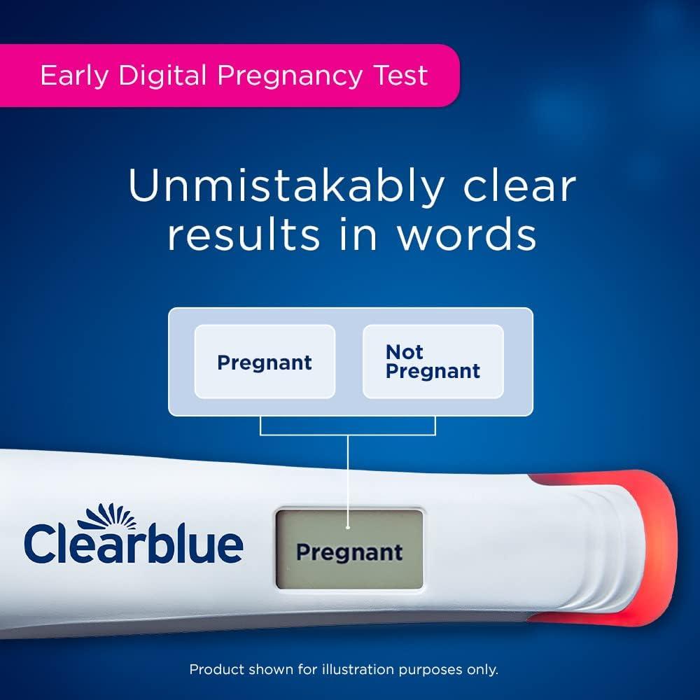 Clearblue Pregnancy Test, Digital & Rapid - 4 ct