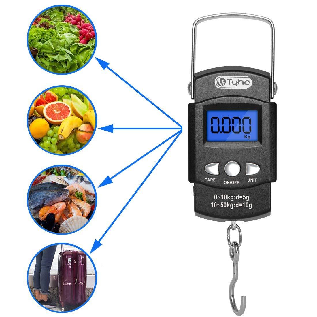 Digital fish weighing scale portable luggage weight scale electronic  hanging hook scale