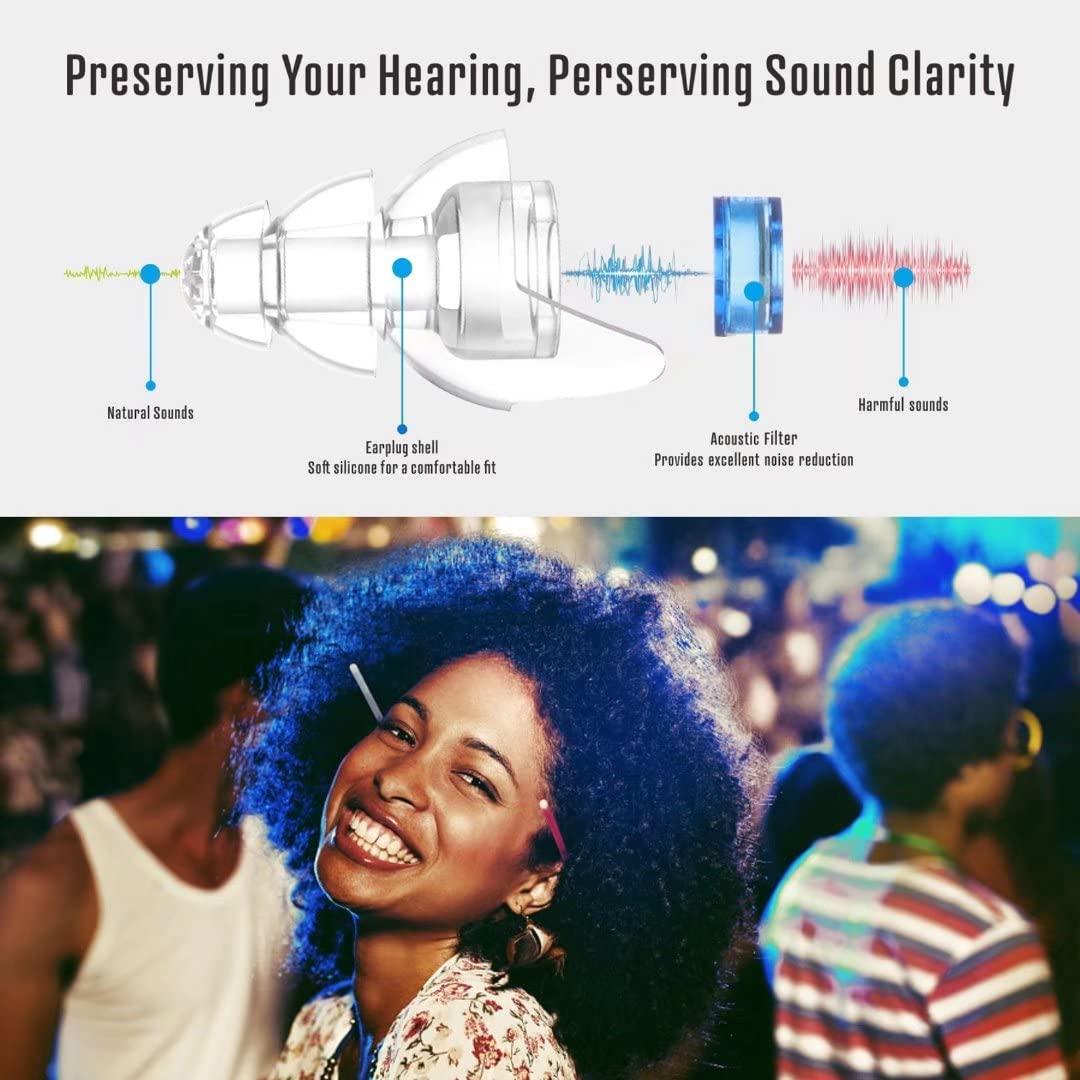Generic Loop Experience Pro Earplugs - High Fidelity Hearing Protection for  Musicians, DJs, Drummers, Festivals, Concerts and Nightlife