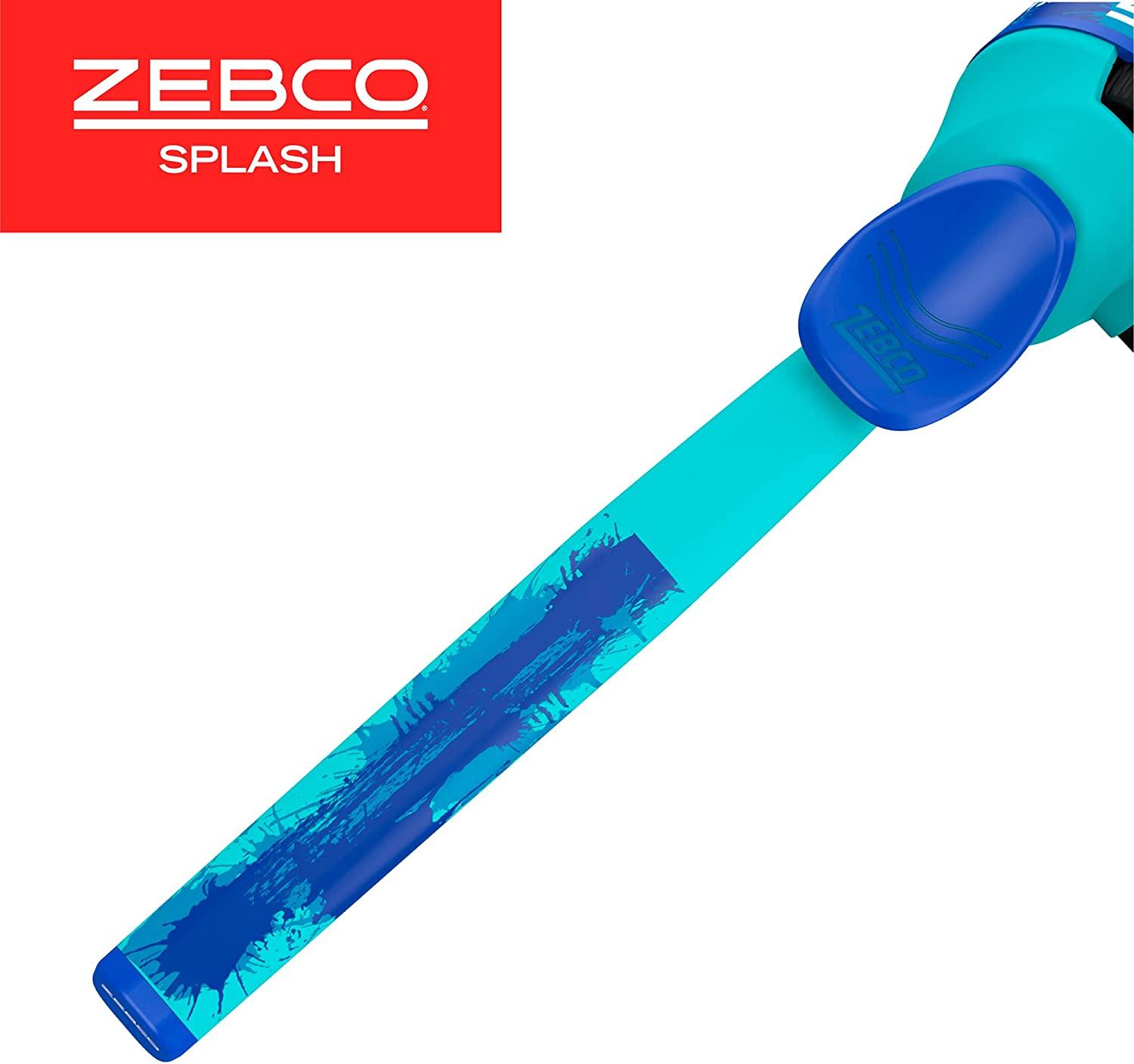 Zebco Splash Spincast Reel, Blue 