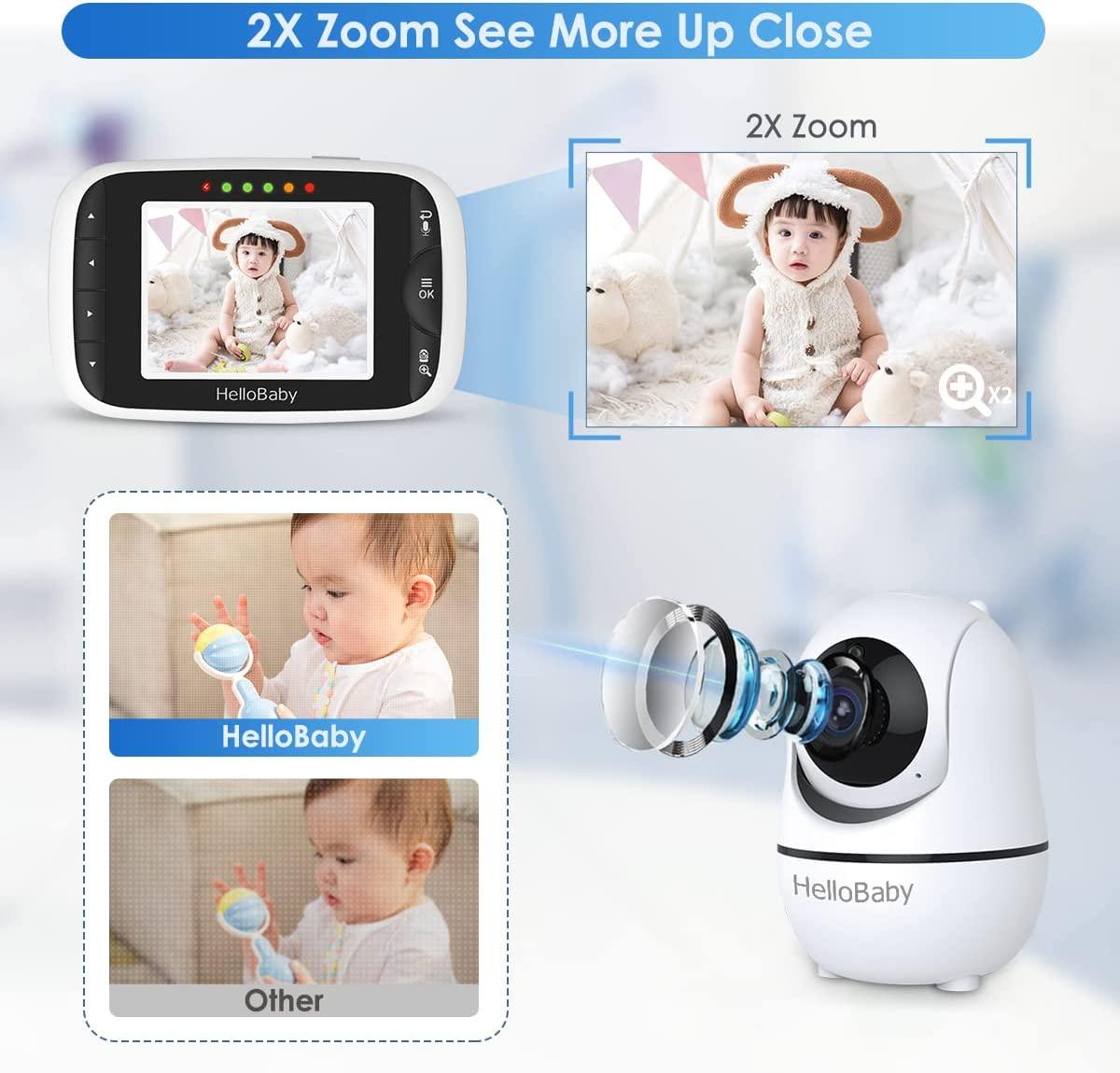 Hellobaby monitor HB30 | Video Baby Monitor with Camera