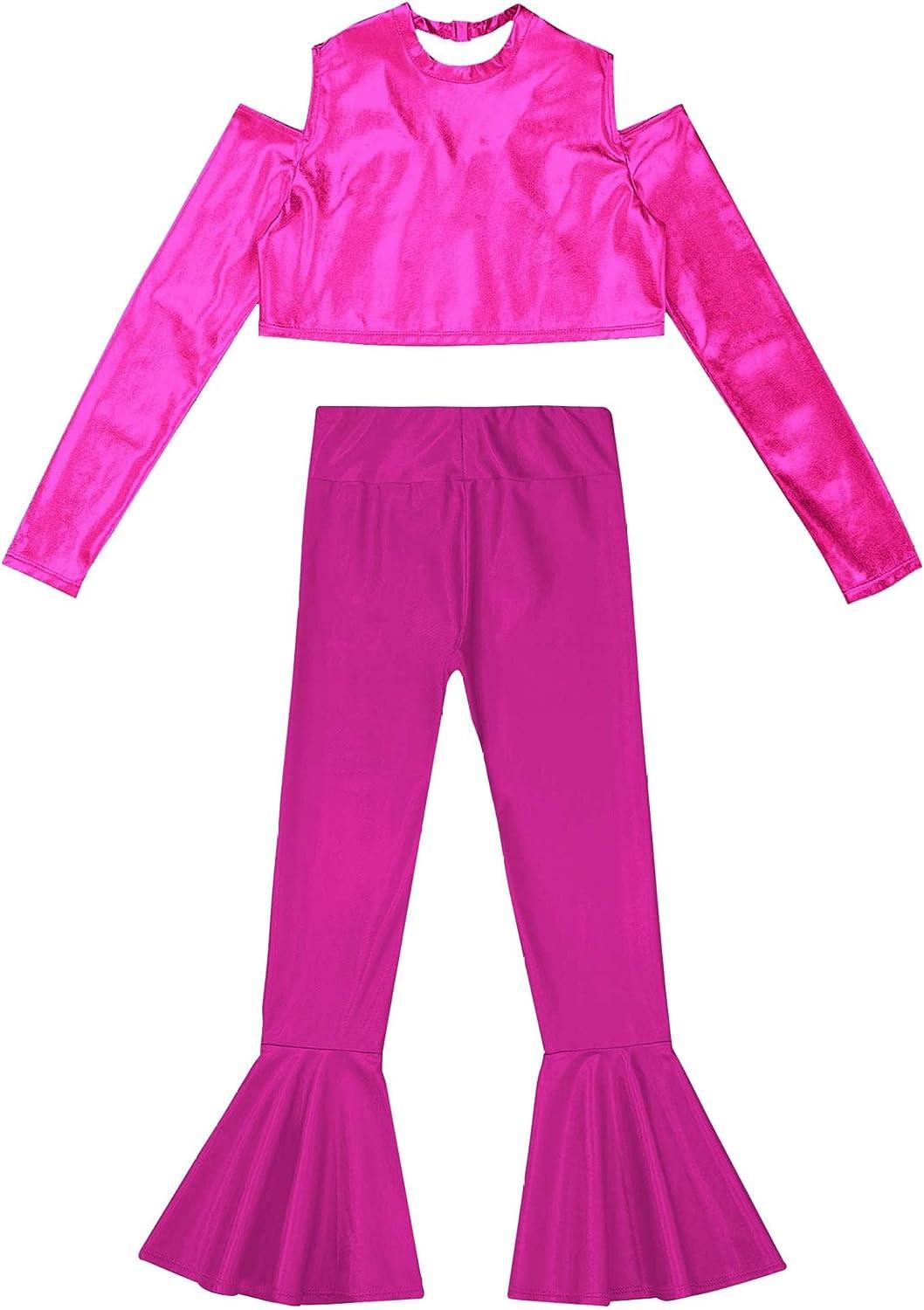 Preorder 02.13 P0446 Rider Love Pink Girl's Flare Pants – Amy yu garments  wholesale