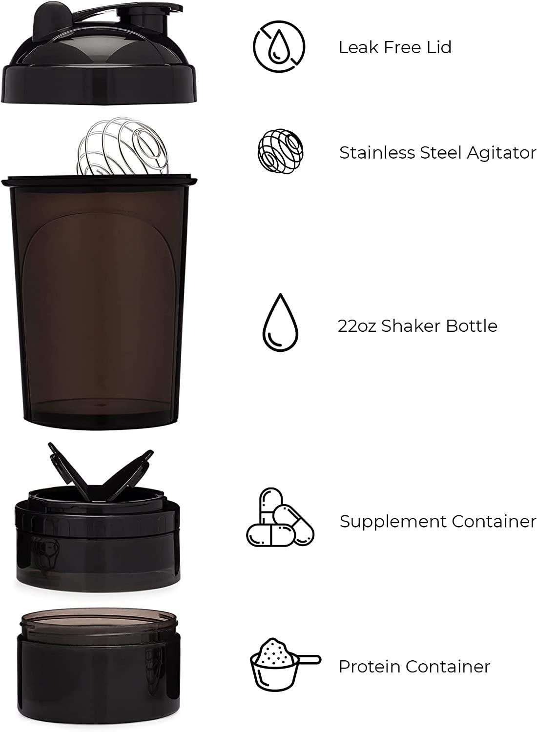 TWL - SHAKER BOTTLE - MATTE BLACK - SMALL –