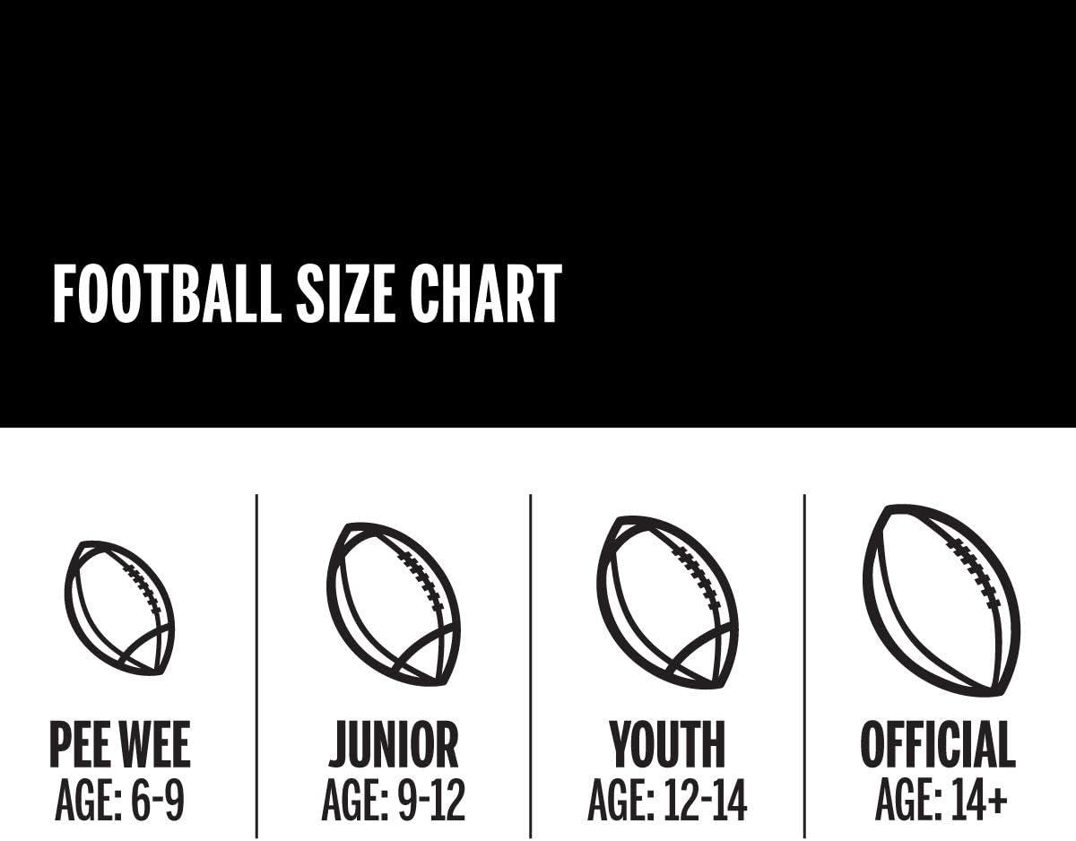 : Wilson NFL Super Grip Composite Football - Junior Size,  Black/Gold : Sports & Outdoors