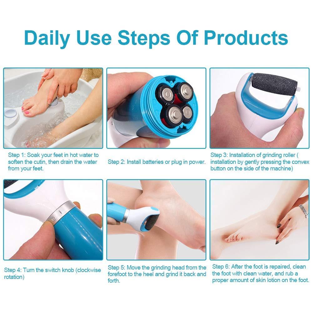 USB Charging Electric Foot Grinding File Foot Care Machine Foot Hard Dry  Dead Cuticle Skin Remover Pedicure Tools Feet Skin Care