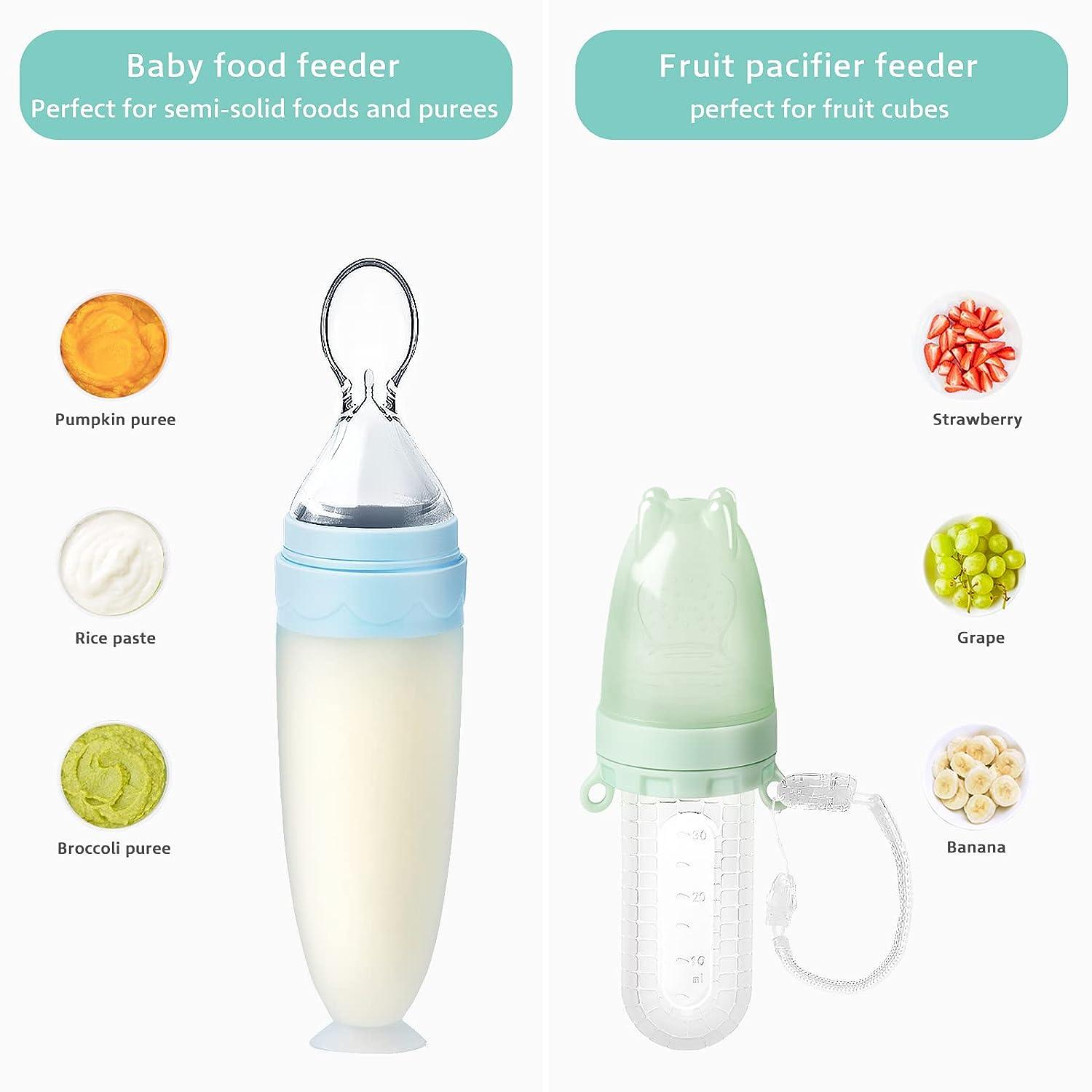 Termichy Baby Food Feeder Set, Silicone Pacifier Feeder and