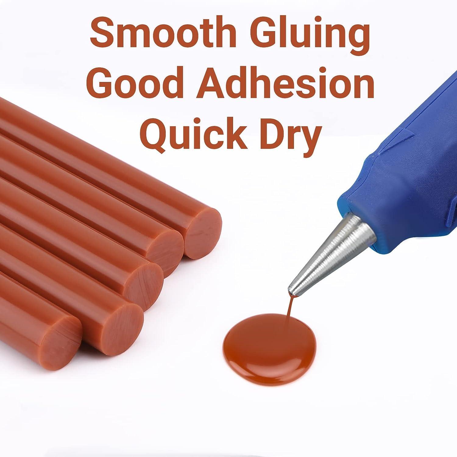 Colored Hot Glue Sticks Full Size, ENPOINT 8 Long x 0.43 Dia Hot Melt  Glue Sticks Bulk, Color Adhesive Glue Sticks Standard for Crafting DIY Art