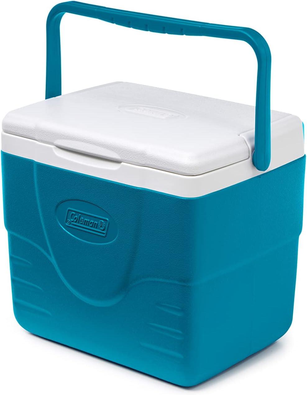 Coleman Chiller Series 9qt Insulated Portable Cooler Lunch Box, Ice  Retention Hard Cooler with Heavy Duty Handle Ocean Blue