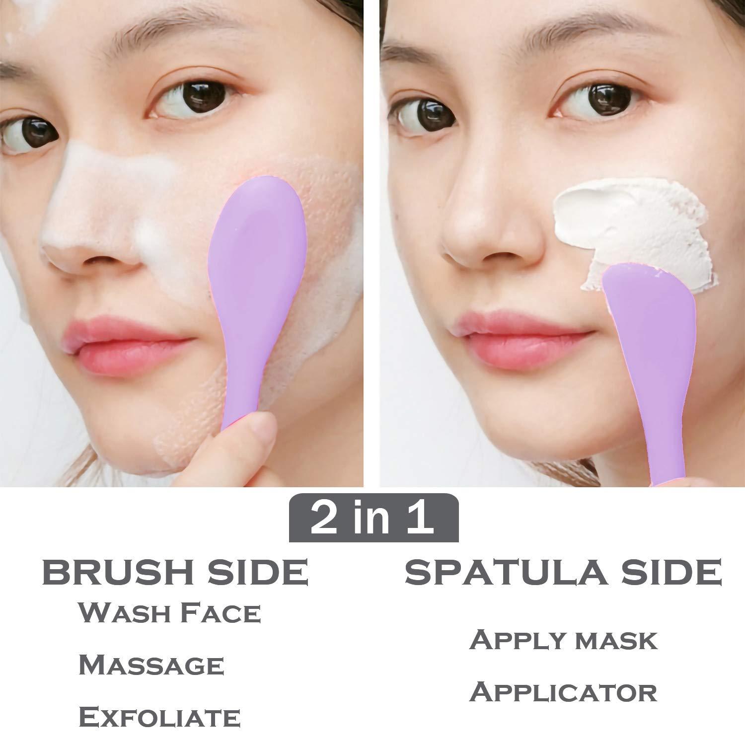 10 Pcs/Set Facial Mask Sticks Cosmetic Spatulas Plastic Face Mask