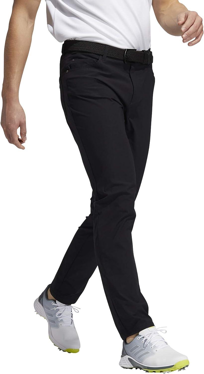 adidas Men's Go-to 5-Pocket Primegreen Golf Pant Black 36W x 30L