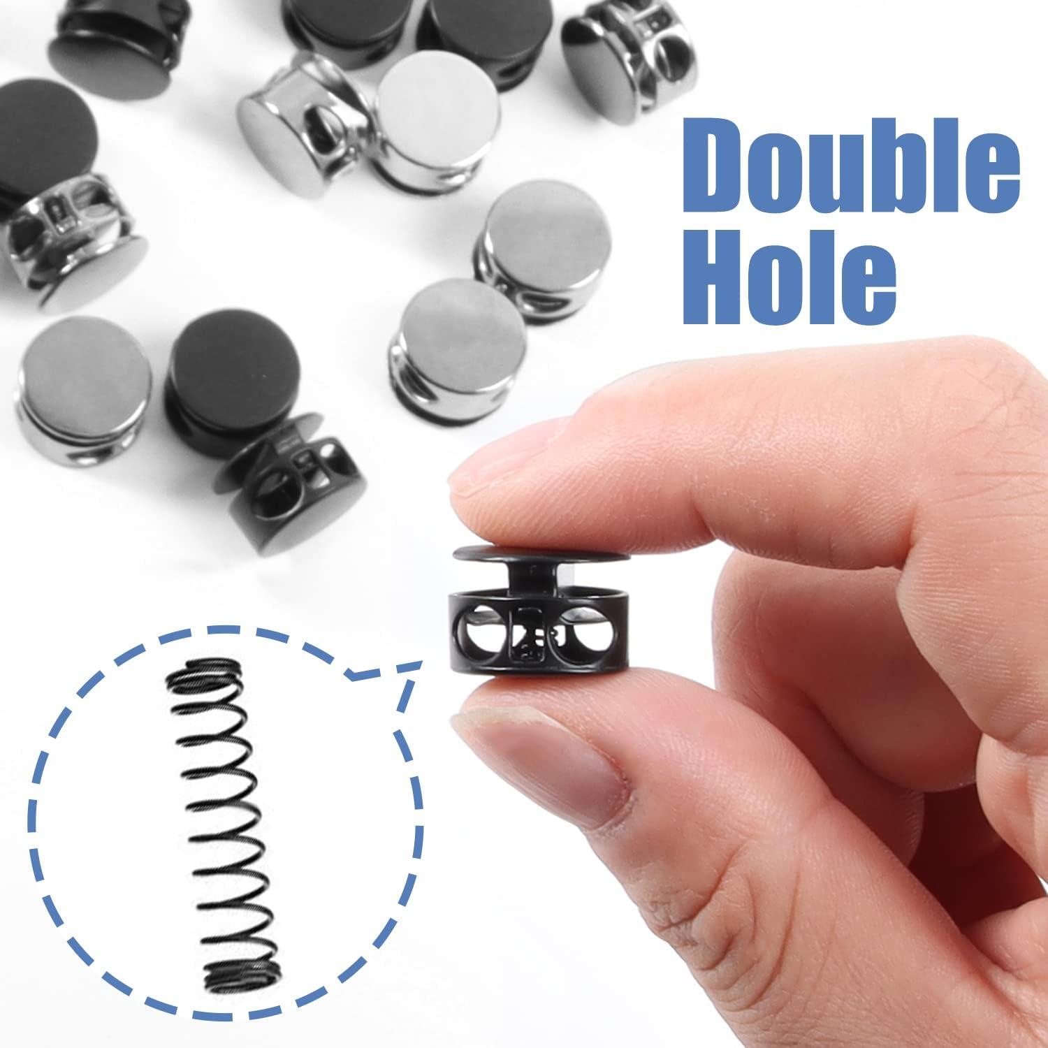 Double Hole Spring Cord Locks