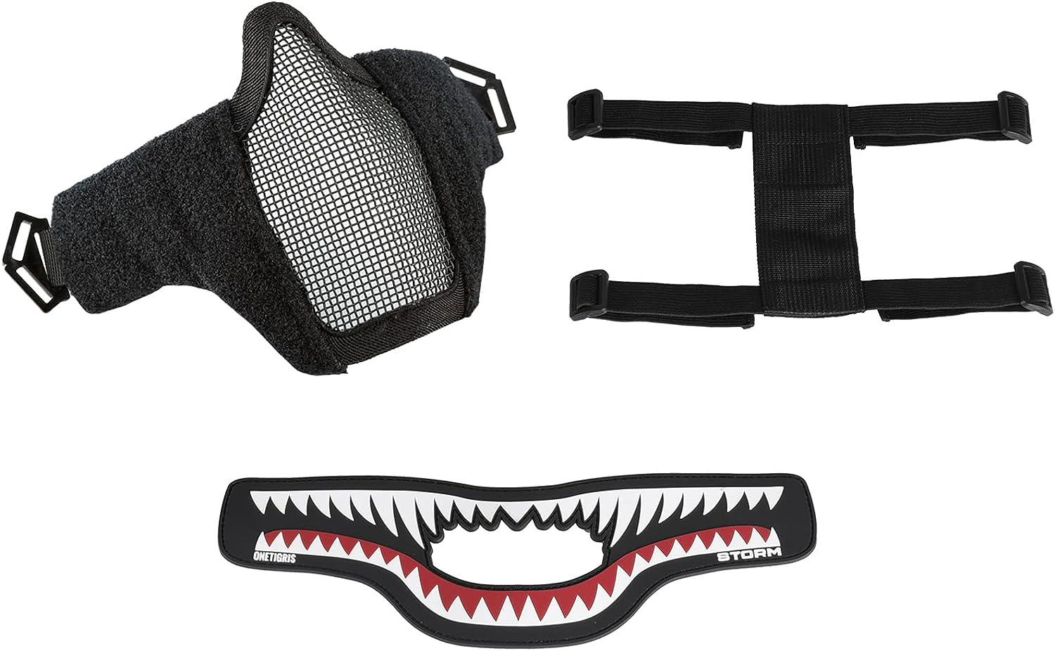 OneTigris Small Tactical Mask 4.5 Foldable Half Face Mask