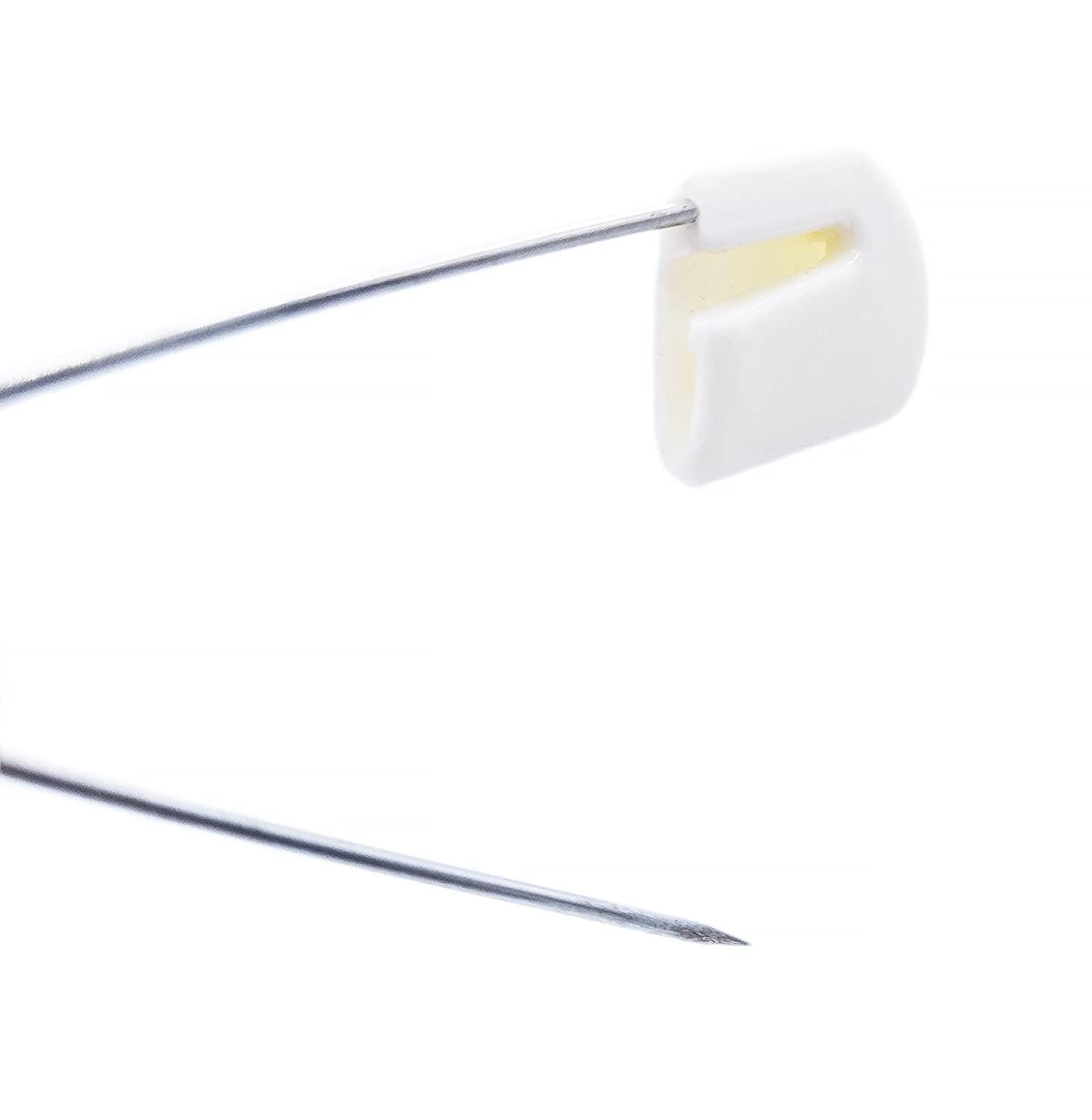 Diaper Pins, White Color Nappy Safety Pins Hold Clip Locking Cloth