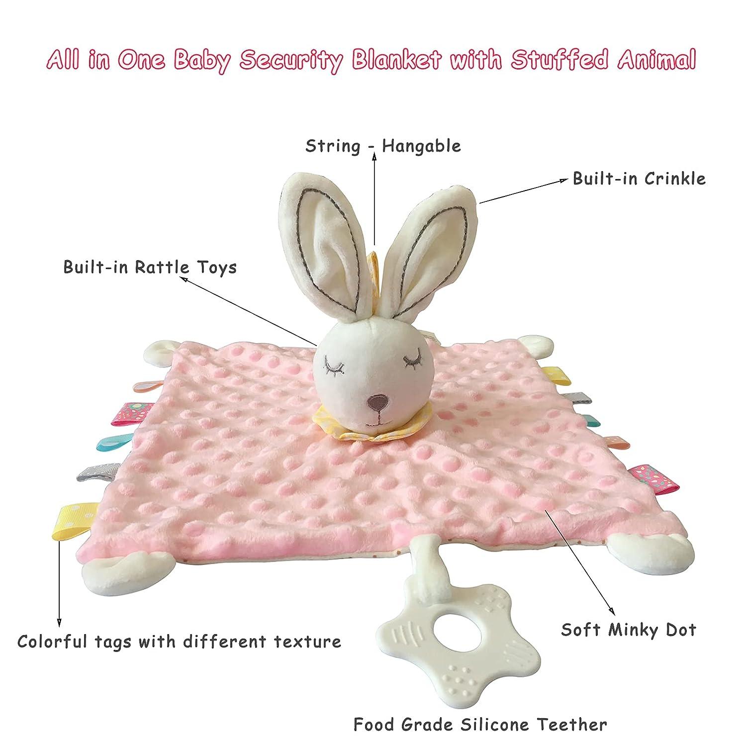 Organic Cotton Baby Toys, Rattles, and Security Blankets