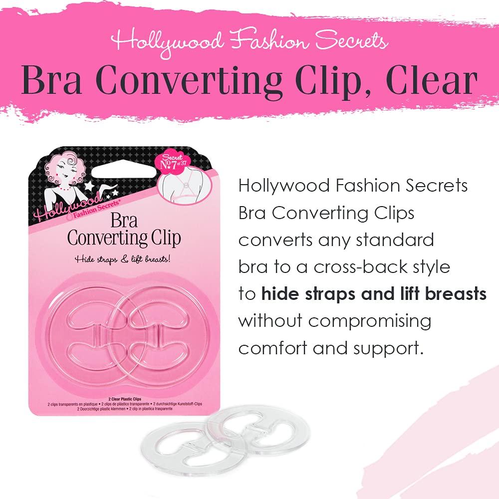 Hollywood Fashion Secrets Bra Converting Clip 4 Plastic Clips: 1