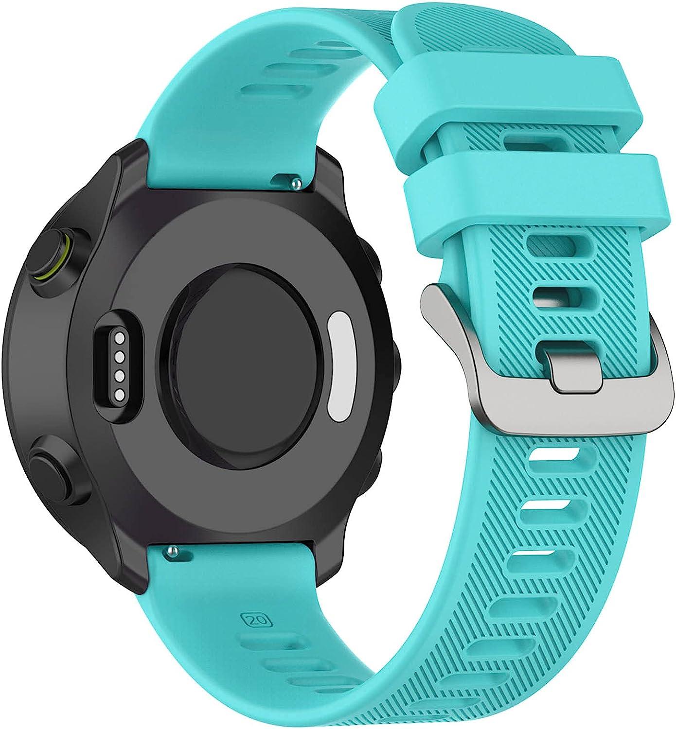 For Garmin Forerunner 55 158 20MM Silicone Sport Wristwatch Strap