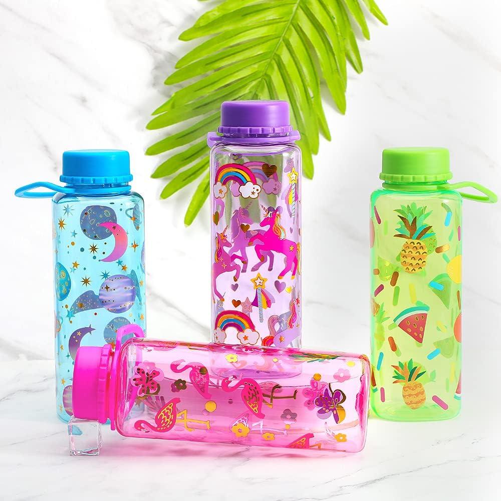 Home Tune 18oz Kids Water Drinking Sip Bottle - Tritan BPA Free Flip Straw  Lid Easy Open Lightweight Snack Compartment Leak-Proof Water Bottle with  Cute Design For Girls & Boys - Llama