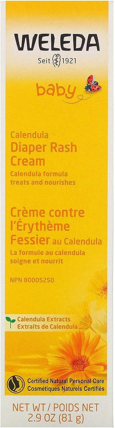 Weleda Baby Calendula Diaper Rash Cream Calendula Extracts 2.9 oz (81 g)