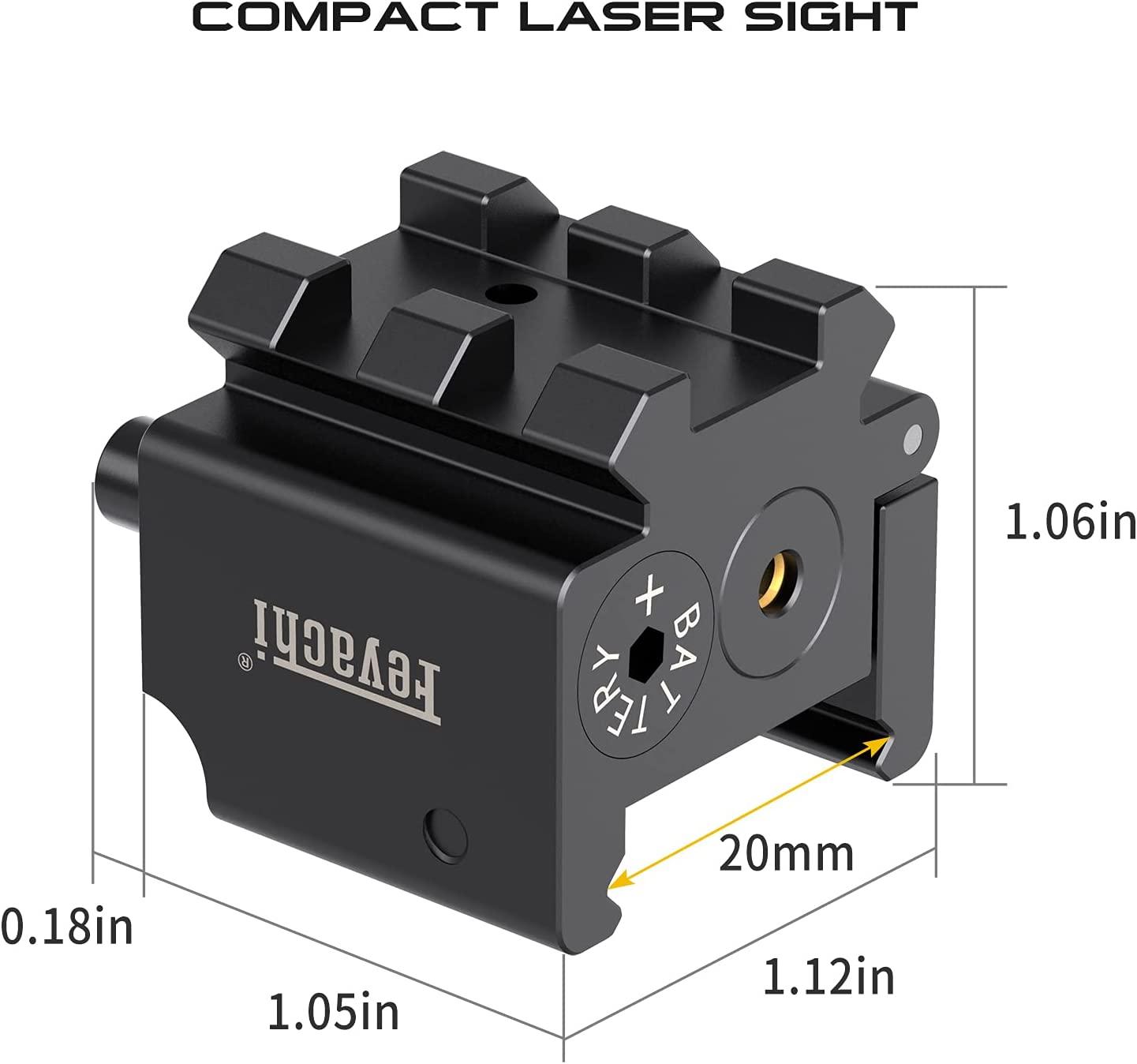 Feyachi Laser Sight/Red Dot Laser Sight/Pistol Laser Sight Rifle Laser ...