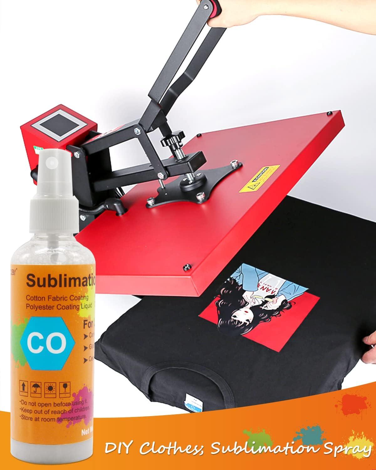 Sublimation coating spray for 100%cotton, blended cotton,etc