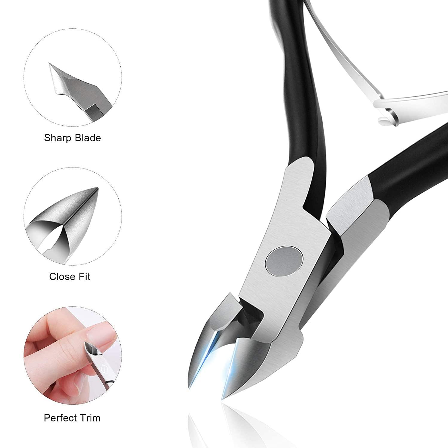 Nail Clippers Cuticle Clipper Medical Grade Stainless Steel Sharp