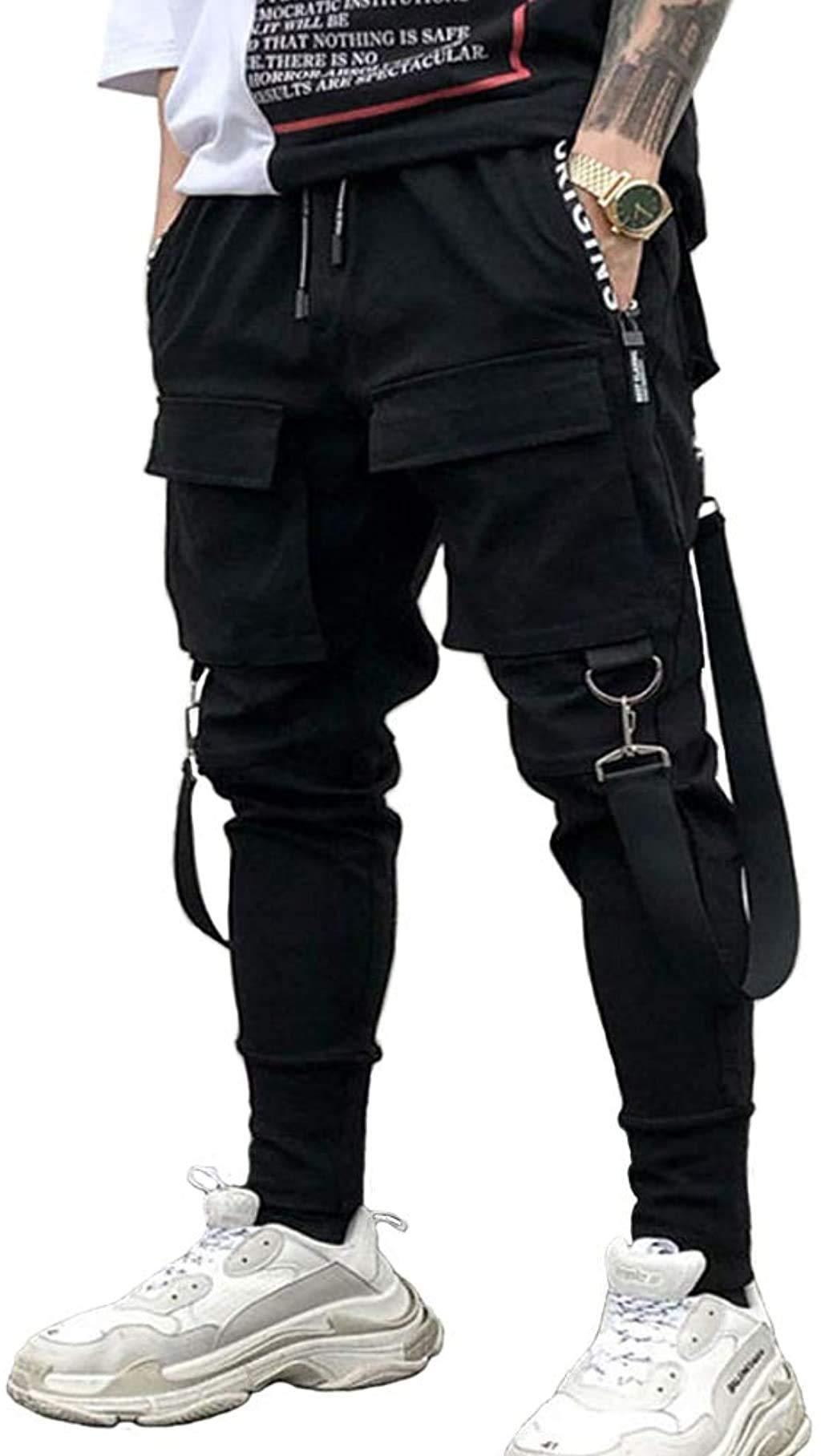 Loose Fit Side Zipper Pull Away Pants For Men And Women Hip Hop