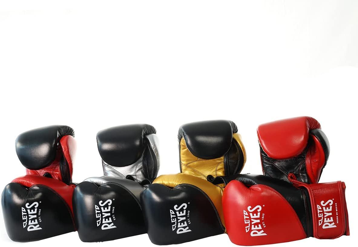 Cleto Reyes High Precision Hook and Loop Training Boxing Gloves - Red/Black