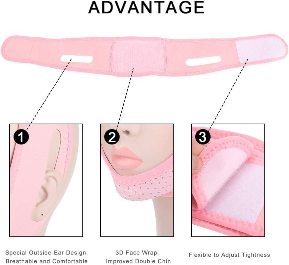 3-Pack: Face Lifting Firming Bandage Face Belt