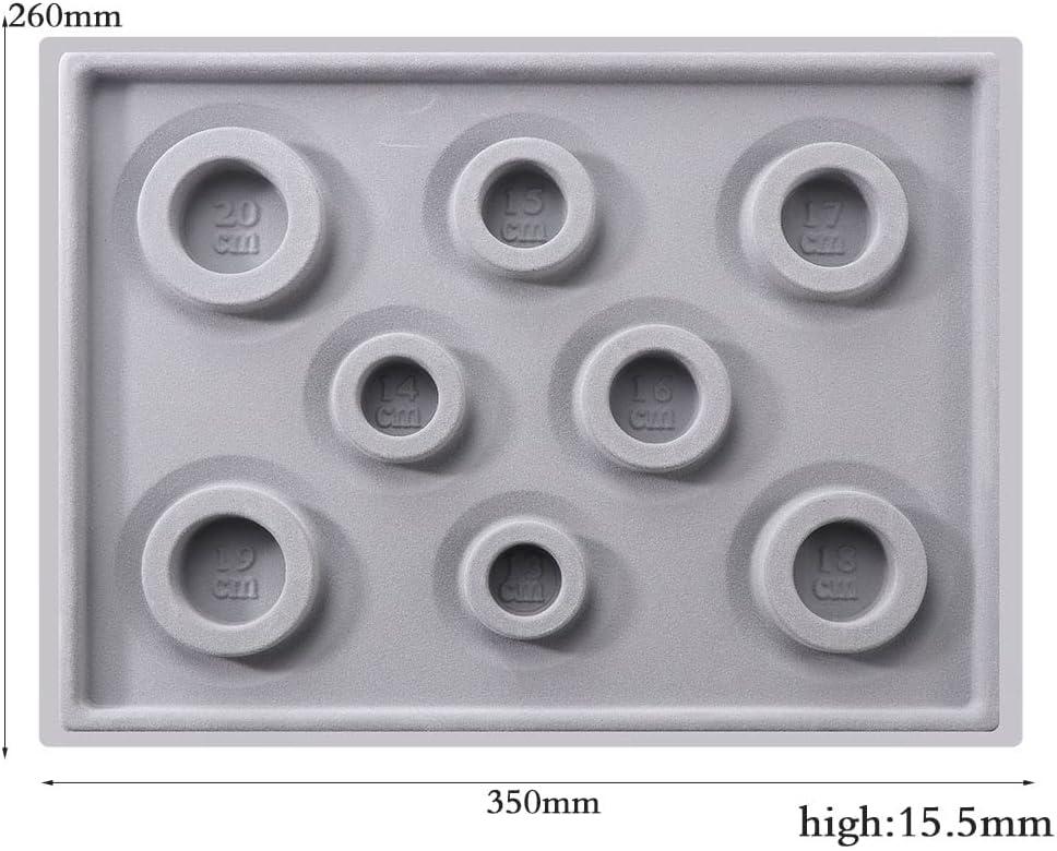 Gray Flocked Bead Board For DIY Bracelet Necklace Beading Jewelry Making  Organizer Tray Design Craft Measuring Tool Accessories