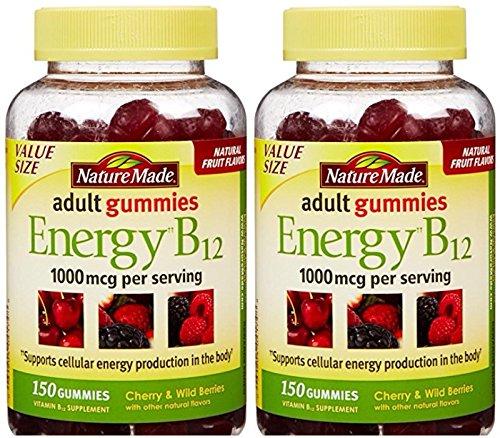 Nature Made Energy B12 Adult Gummies 1000 Mcg Per Serving 150 Ct Pack