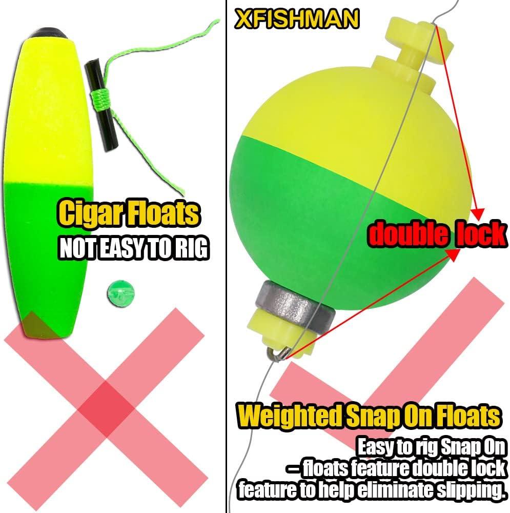 COMPAC Bobbers R&W 2/Pb 1½ in. Fishing float
