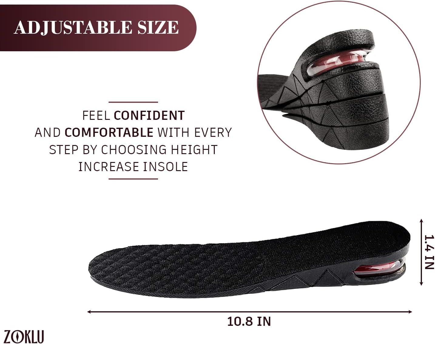 3 Pairs Invisible Height Increase Insoles Heel Lift Taller Shoe Inserts Pad  USA | eBay