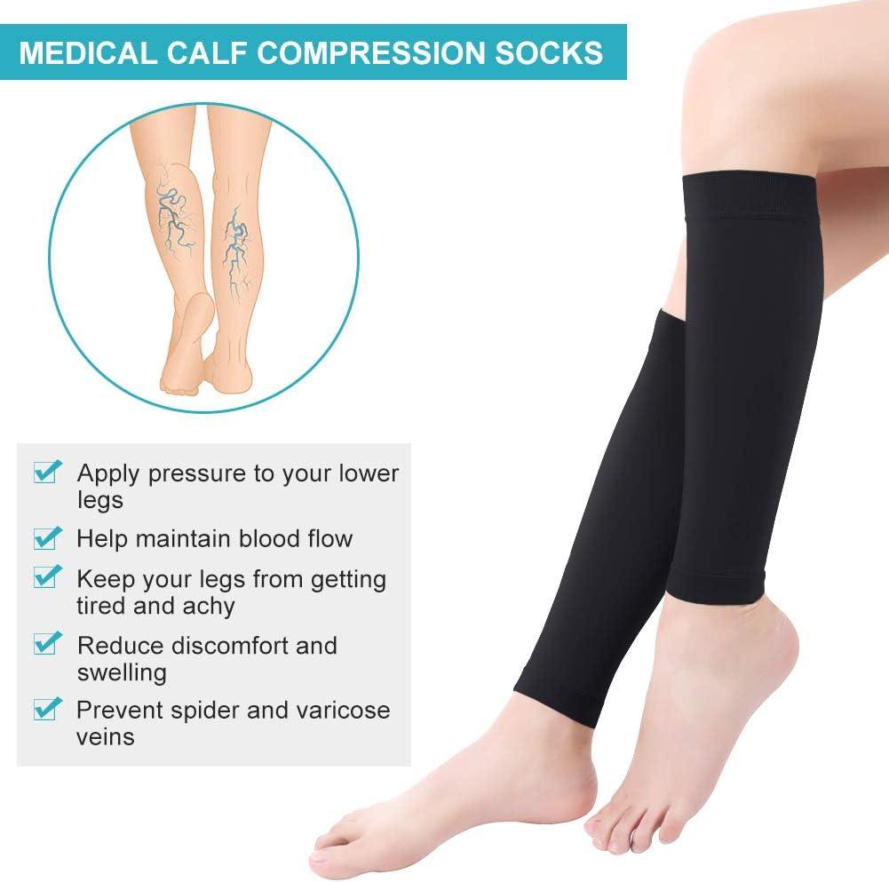 Leg Compression Sleeve Support Stockings Varicose Veins Edema