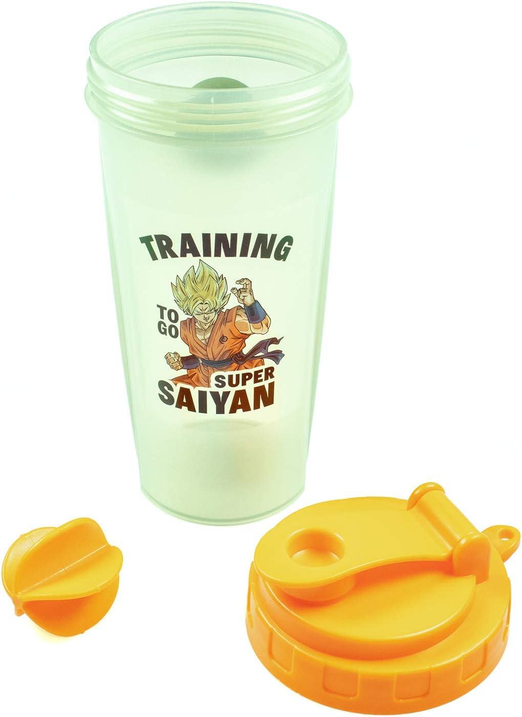 Dragon Ballz Super Saiyan Goku Gym Shaker Bottle : Health & Household 