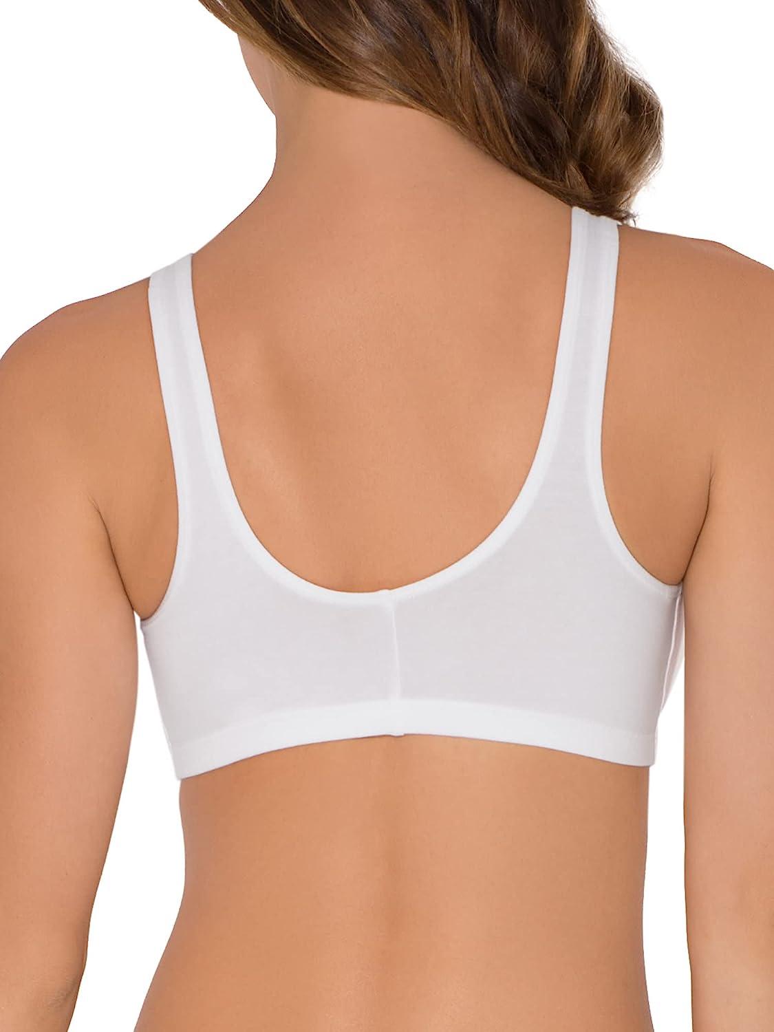 Buy 3Pack Everyday Cotton Snap Bras - Women's Front Easy Close