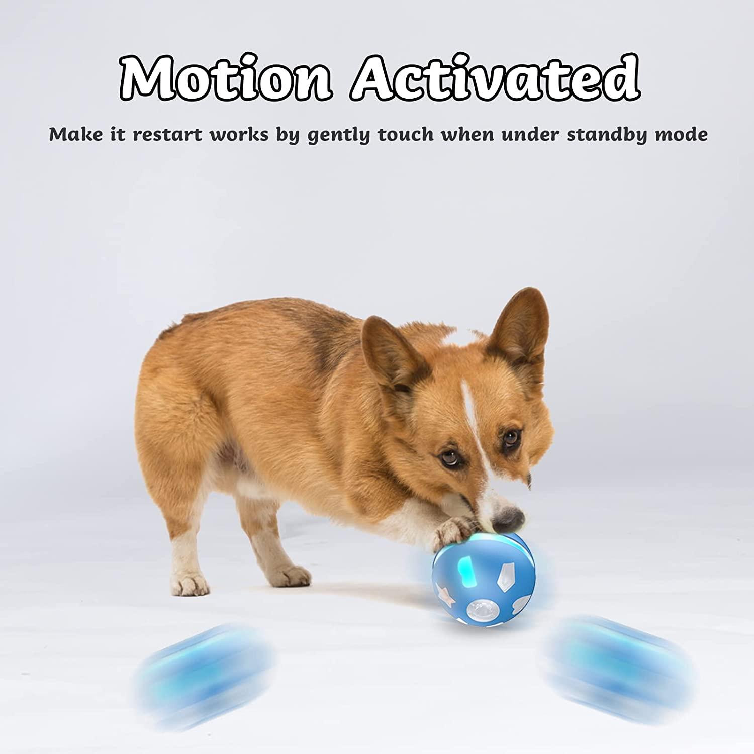 Interactive Dog Toy Ball Motion Activated Smart Dog Toy Automatic
