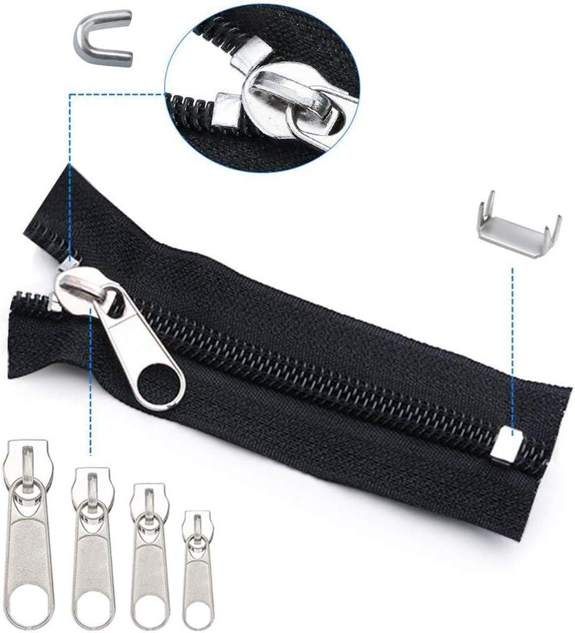 EuTengHao 169pcs Zipper Repair Kit Zipper Replacement Zipper Pull Rescue Kit with Zipper