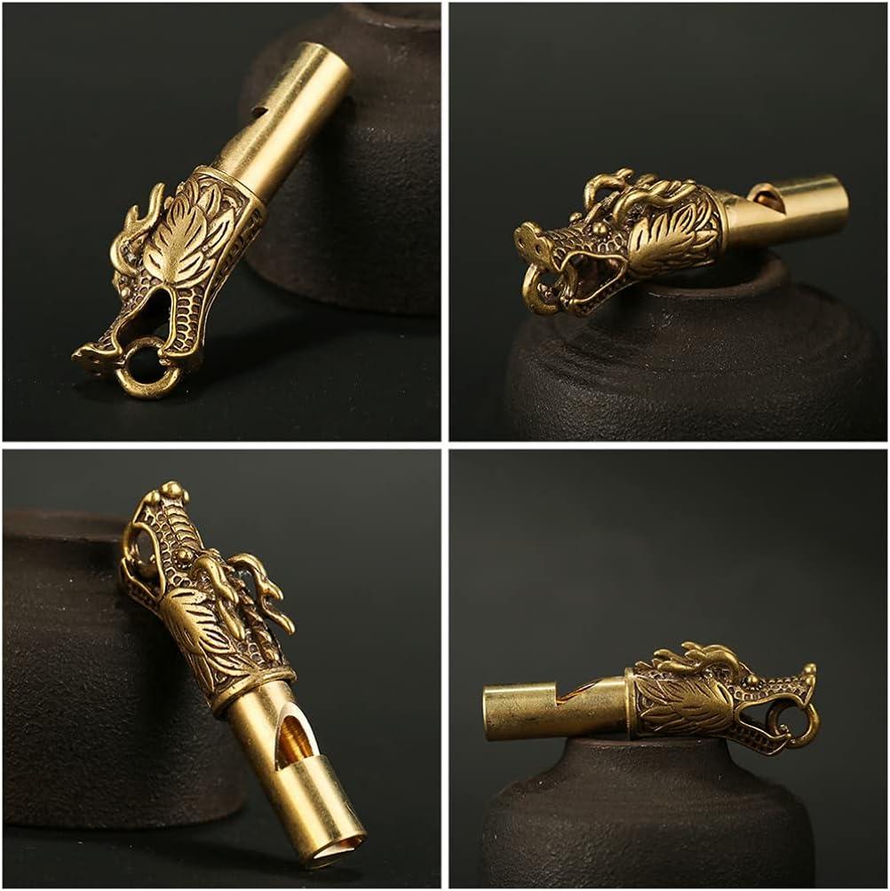 Brass Whistle Key Chain